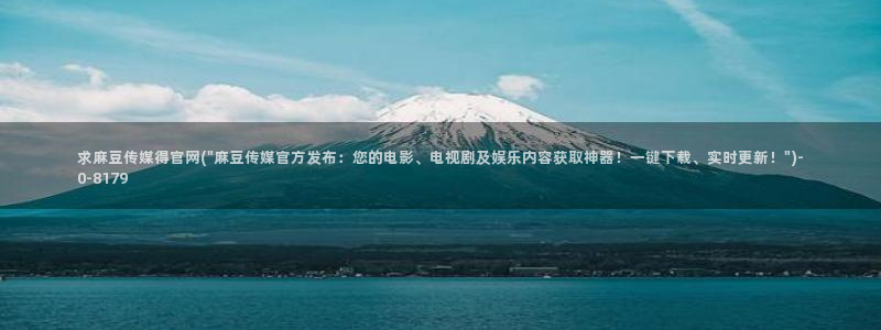 麻豆视频内容聚合