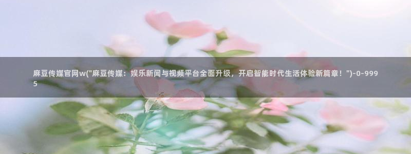 麻豆传媒